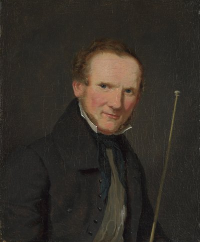 Portrait of Wilhelm Bendz by Christen Schjellerup Købke